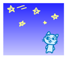 cute cat and dog sticker #11305058