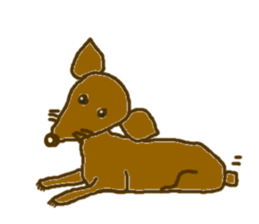 cute cat and dog sticker #11305066