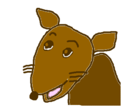 cute cat and dog sticker #11305069