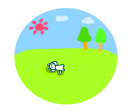 cute cat and dog sticker #11305076