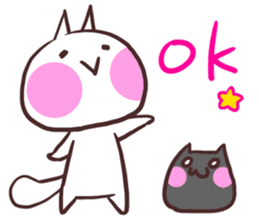 HappyCats Shiro&Kuro sticker #11305323