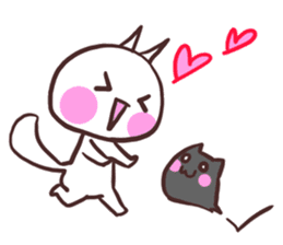 HappyCats Shiro&Kuro sticker #11305327