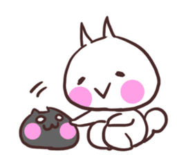 HappyCats Shiro&Kuro sticker #11305332