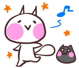 HappyCats Shiro&Kuro sticker #11305333