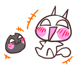 HappyCats Shiro&Kuro sticker #11305335