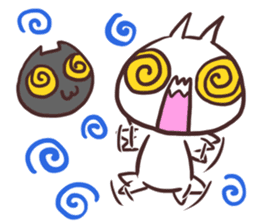 HappyCats Shiro&Kuro sticker #11305338