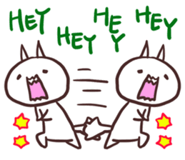 HappyCats Shiro&Kuro sticker #11305346