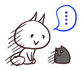 HappyCats Shiro&Kuro sticker #11305348