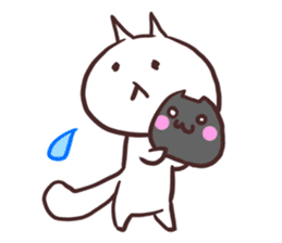 HappyCats Shiro&Kuro sticker #11305353