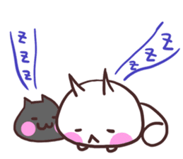HappyCats Shiro&Kuro sticker #11305354