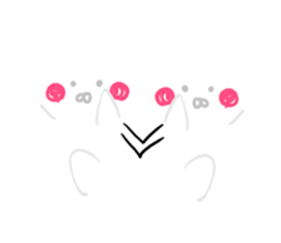 Pure white usyagi sticker #11305923