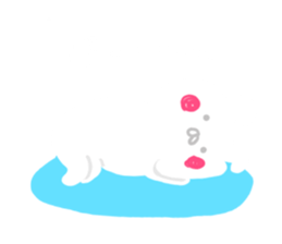 Pure white usyagi sticker #11305924