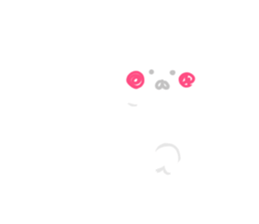 Pure white usyagi sticker #11305929