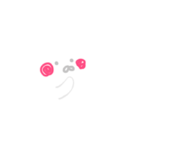 Pure white usyagi sticker #11305930