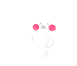 Pure white usyagi sticker #11305939