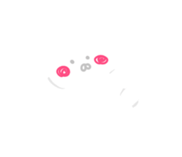 Pure white usyagi sticker #11305944