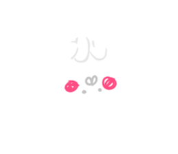 Pure white usyagi sticker #11305946