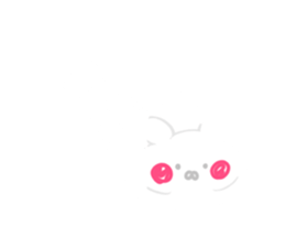 Pure white usyagi sticker #11305951