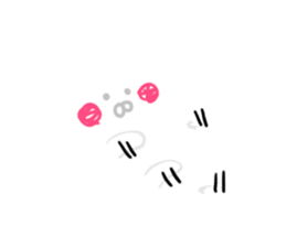 Pure white usyagi sticker #11305952