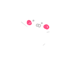 Pure white usyagi sticker #11305954