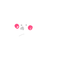 Pure white usyagi sticker #11305957