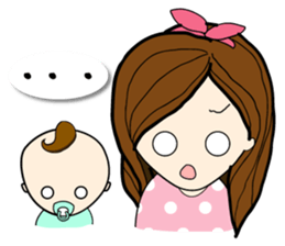 Nursing mommy sticker #11306755