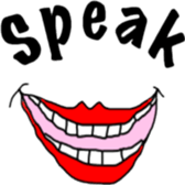 Sticker to remember the English word. sticker #11306971