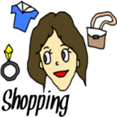 Sticker to remember the English word. sticker #11306995