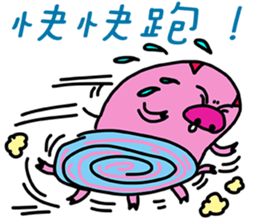 Stacked three pigs sticker #11307141