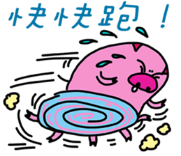 Stacked three pigs sticker #11307141