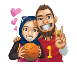 Basketball in Love sticker #11307765