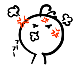 Cave painting of Native American 4 sticker #11307913