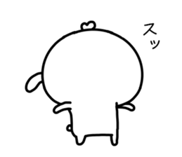 Too loose rabbit 4 sticker #11308194