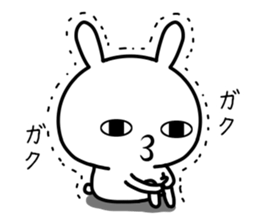 Too loose rabbit 4 sticker #11308199