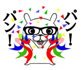 kurobuchimeganeusagi sticker #11308223