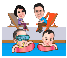 Amp & Ohm Super twins sticker #11308301