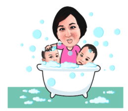 Amp & Ohm Super twins sticker #11308321