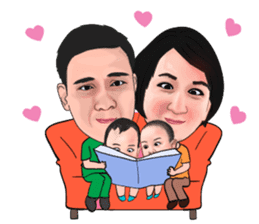 Amp & Ohm Super twins sticker #11308328