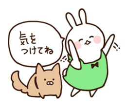 Everyday friendly housewife rabbit2 sticker #11308862