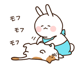Everyday friendly housewife rabbit2 sticker #11308869