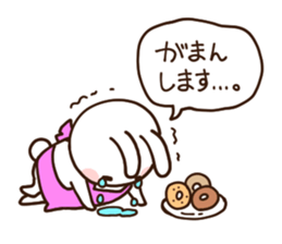 Everyday friendly housewife rabbit2 sticker #11308887