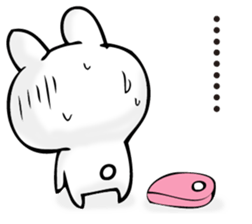 Rabbit and SUMAHO sticker #11308992