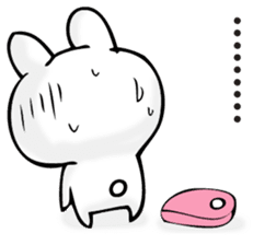 Rabbit and SUMAHO sticker #11308992