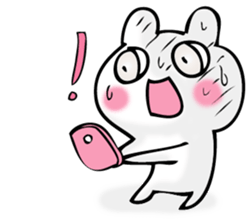 Rabbit and SUMAHO sticker #11308995