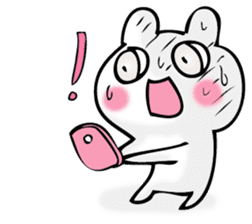 Rabbit and SUMAHO sticker #11308995