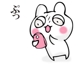 Rabbit and SUMAHO sticker #11308998