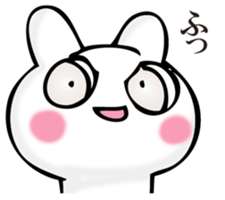 Rabbit and SUMAHO sticker #11309002