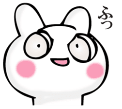 Rabbit and SUMAHO sticker #11309002