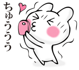 Rabbit and SUMAHO sticker #11309004