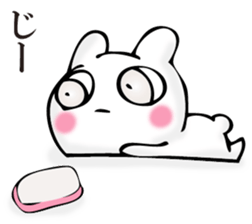 Rabbit and SUMAHO sticker #11309008